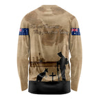 Australia ANZAC Day Long Sleeve Shirt HMAS Sydney I Chatham-Class Light Cruiser