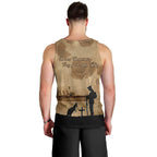 Australia ANZAC Day Men Tank Top HMAS Sydney I Chatham-Class Light Cruiser