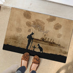 Australia ANZAC Day Rubber Doormat HMAS Sydney I Chatham-Class Light Cruiser