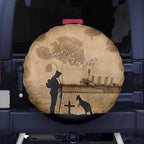 Australia ANZAC Day Spare Tire Cover HMAS Sydney I Chatham-Class Light Cruiser