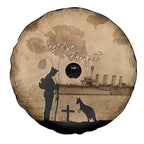 Australia ANZAC Day Spare Tire Cover HMAS Sydney I Chatham-Class Light Cruiser