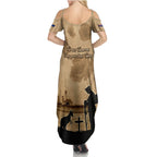 Australia ANZAC Day Summer Maxi Dress HMAS Sydney I Chatham-Class Light Cruiser