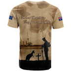 Australia ANZAC Day T Shirt HMAS Sydney I Chatham-Class Light Cruiser