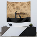 Australia ANZAC Day Tapestry HMAS Sydney I Chatham-Class Light Cruiser