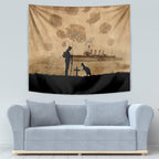 Australia ANZAC Day Tapestry HMAS Sydney I Chatham-Class Light Cruiser