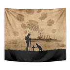 Australia ANZAC Day Tapestry HMAS Sydney I Chatham-Class Light Cruiser
