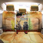 Australia And New Zealand ANZAC Day Back Car Seat Cover Kangaroo And Kiwi Bird Soldiers Lest We Forget