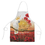 Australia Cockatoo ANZAC Day Apron Lest We Forget