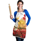 Australia Cockatoo ANZAC Day Apron Lest We Forget