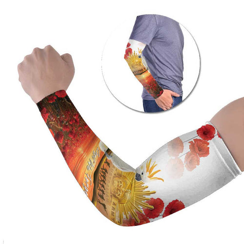 Australia Cockatoo ANZAC Day Arm Sleeves Lest We Forget