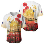 Australia Cockatoo ANZAC Day Baseball Jersey Lest We Forget