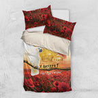 Australia Cockatoo ANZAC Day Bedding Set Lest We Forget