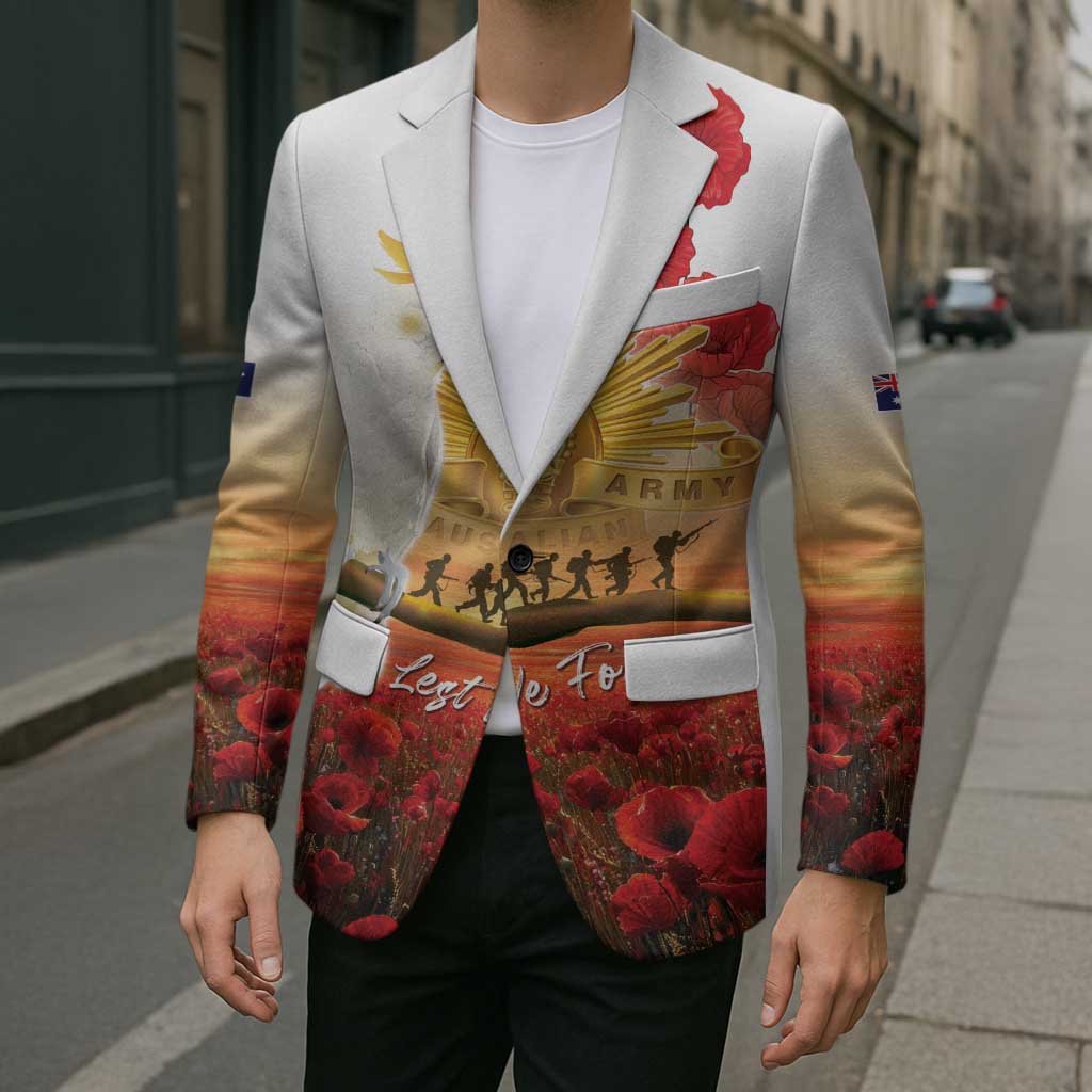Australia Cockatoo ANZAC Day Blazer Lest We Forget