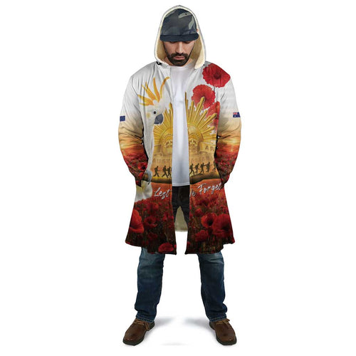 Australia Cockatoo ANZAC Day Cloak Lest We Forget