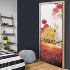 Australia Cockatoo ANZAC Day Door Cover Lest We Forget