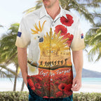 Australia Cockatoo ANZAC Day Hawaiian Shirt Lest We Forget