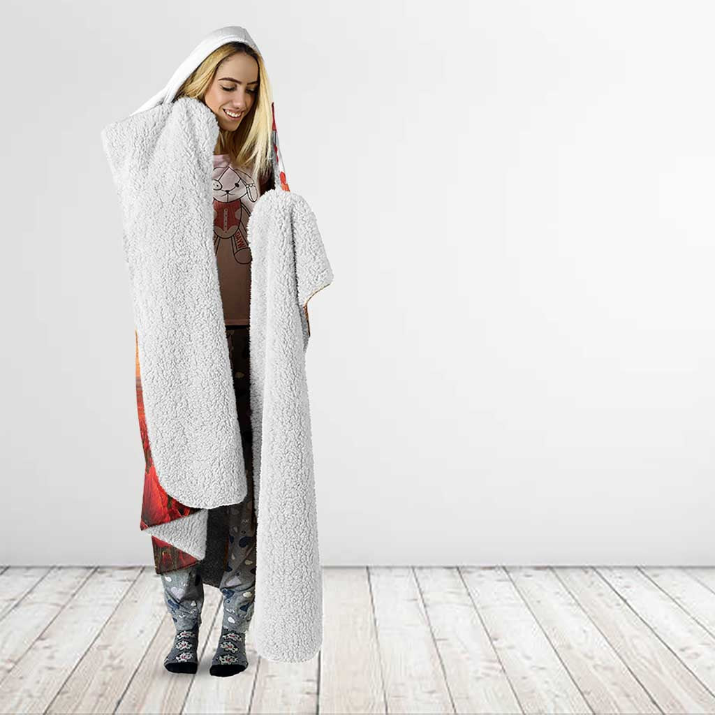 Australia Cockatoo ANZAC Day Hooded Blanket Lest We Forget