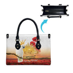 Australia Cockatoo ANZAC Day Leather Bag Lest We Forget