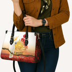 Australia Cockatoo ANZAC Day Leather Bag Lest We Forget