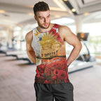 Australia Cockatoo ANZAC Day Men Tank Top Lest We Forget