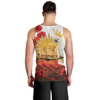 Australia Cockatoo ANZAC Day Men Tank Top Lest We Forget