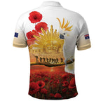 Australia Cockatoo ANZAC Day Polo Shirt Lest We Forget