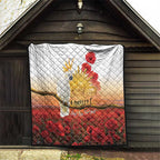 Australia Cockatoo ANZAC Day Quilt Lest We Forget