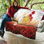 Australia Cockatoo ANZAC Day Quilt Lest We Forget