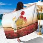 Australia Cockatoo ANZAC Day Sarong Lest We Forget