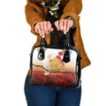Australia Cockatoo ANZAC Day Shoulder Handbag Lest We Forget