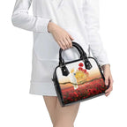 Australia Cockatoo ANZAC Day Shoulder Handbag Lest We Forget
