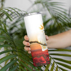 Australia Cockatoo ANZAC Day Skinny Tumbler Lest We Forget