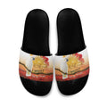 Australia Cockatoo ANZAC Day Slide Sandals Lest We Forget