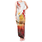 Australia Cockatoo ANZAC Day Tank Maxi Dress Lest We Forget