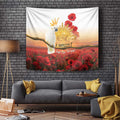 Australia Cockatoo ANZAC Day Tapestry Lest We Forget