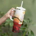 Australia Cockatoo ANZAC Day Tumbler With Handle Lest We Forget