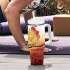 Australia Cockatoo ANZAC Day Tumbler With Handle Lest We Forget