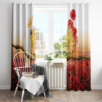 Australia Cockatoo ANZAC Day Window Curtain Lest We Forget