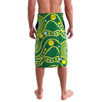 Custom Tonga XIII And Australia Kangaroos Lavalava Mate Maa Tongan Ngatu With Aboriginal