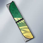 New Zealand Pigeon Kereru Auto Sun Shade Maori Fern Art Green Gradient - Aussie Hoodie