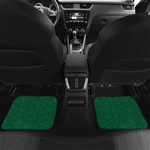 New Zealand Pigeon Kereru Car Mats Maori Fern Art Green Gradient - Aussie Hoodie