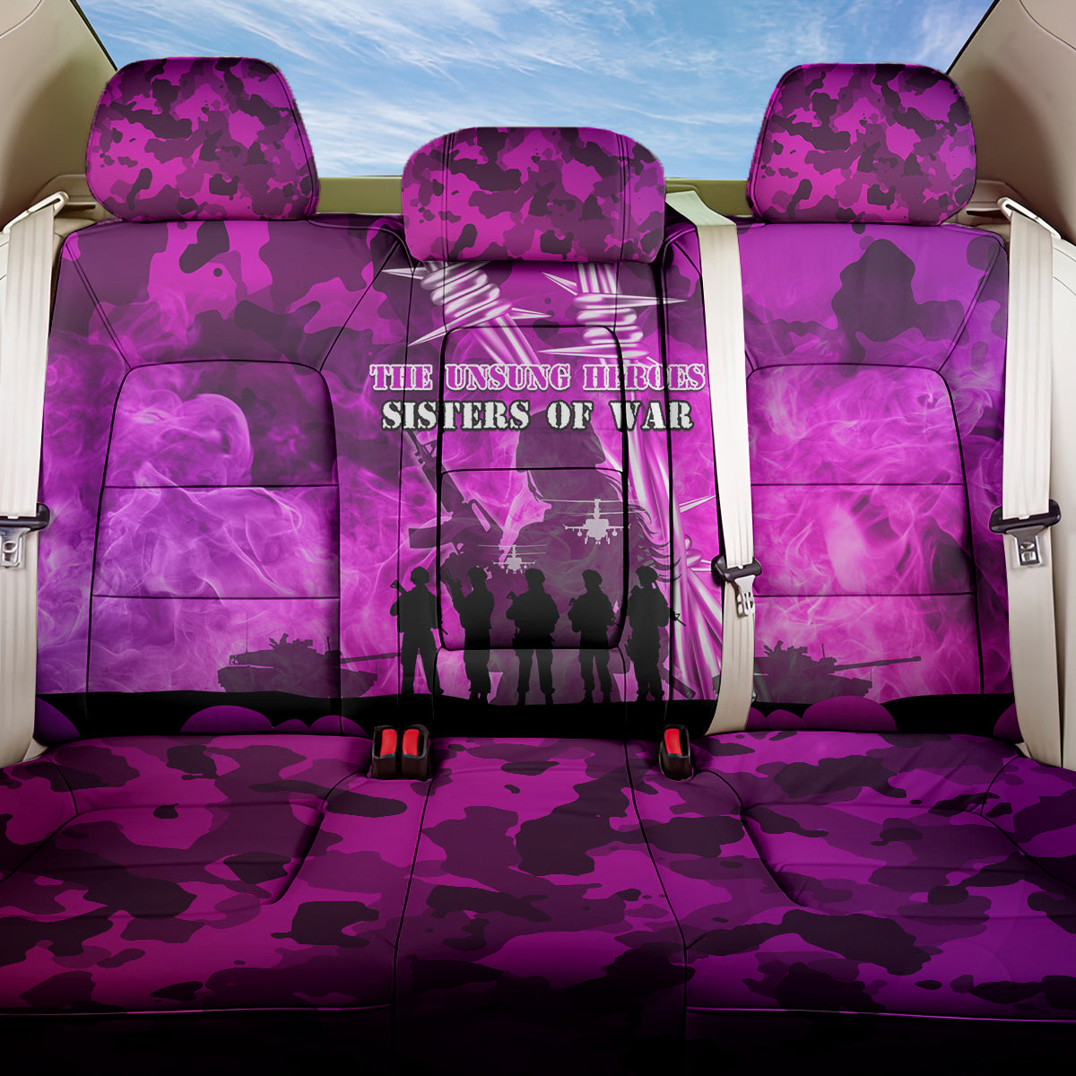 Australia ANZAC Day Back Car Seat Cover The Unsung Heroes Sisters of War