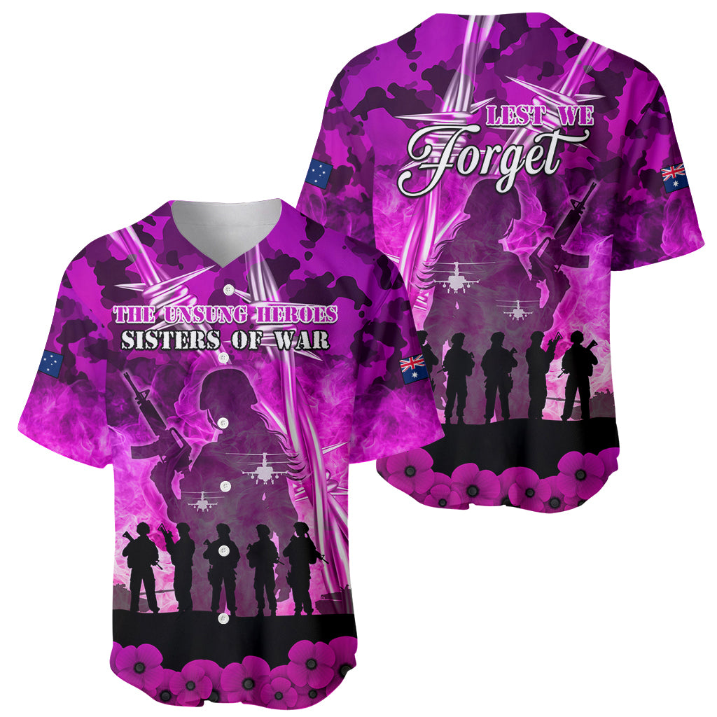 Australia ANZAC Day Baseball Jersey The Unsung Heroes Sisters of War