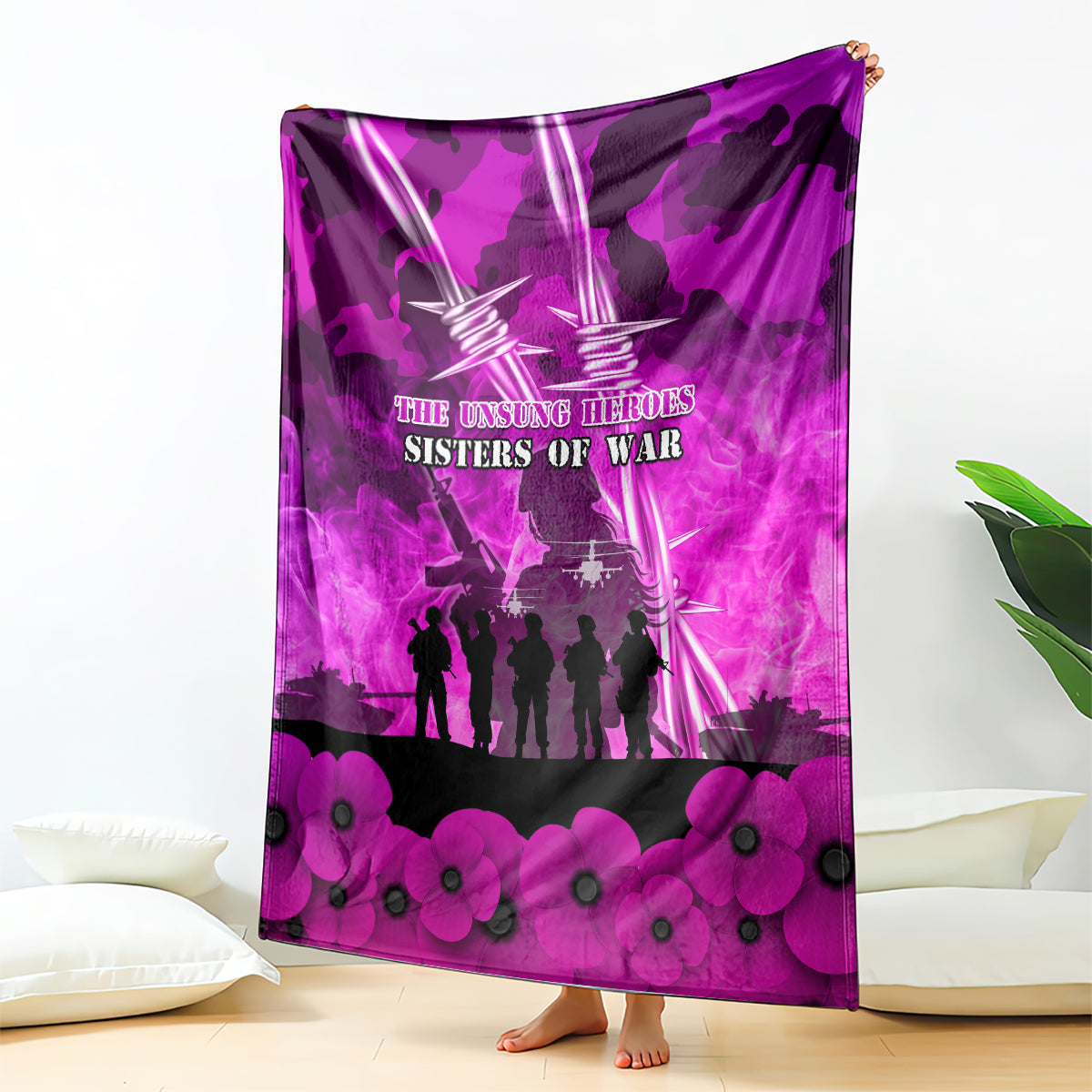 Australia ANZAC Day Blanket The Unsung Heroes Sisters of War