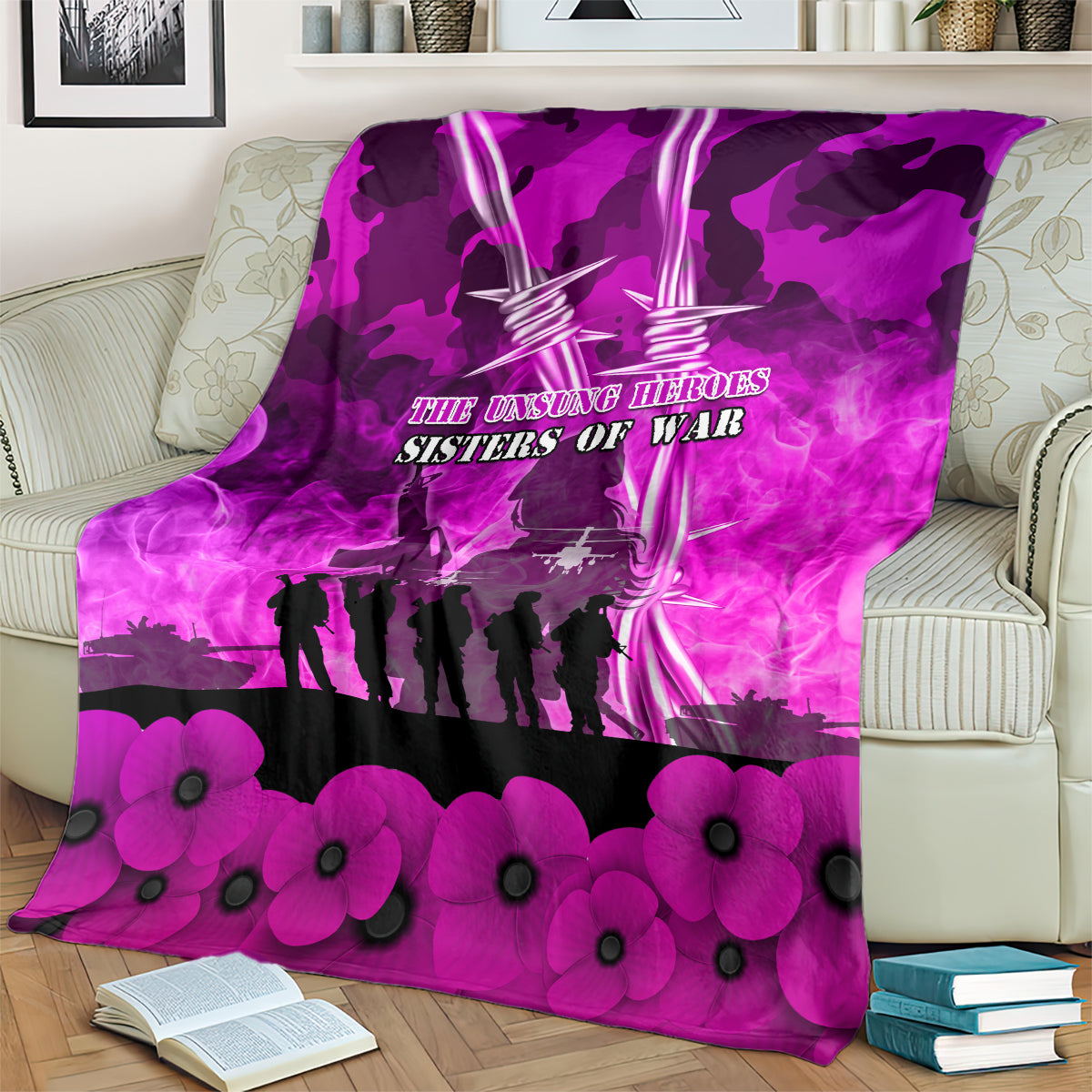 Australia ANZAC Day Blanket The Unsung Heroes Sisters of War