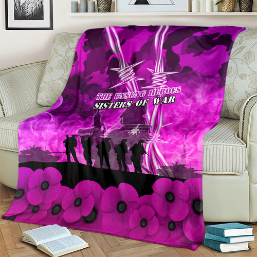 Australia ANZAC Day Blanket The Unsung Heroes Sisters of War