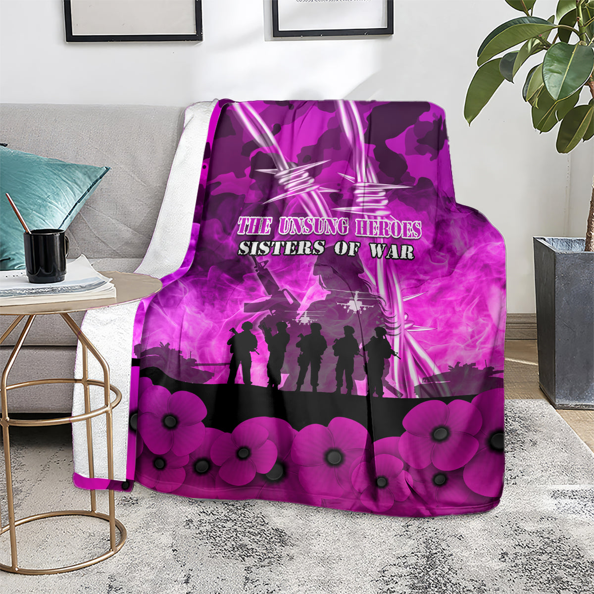 Australia ANZAC Day Blanket The Unsung Heroes Sisters of War