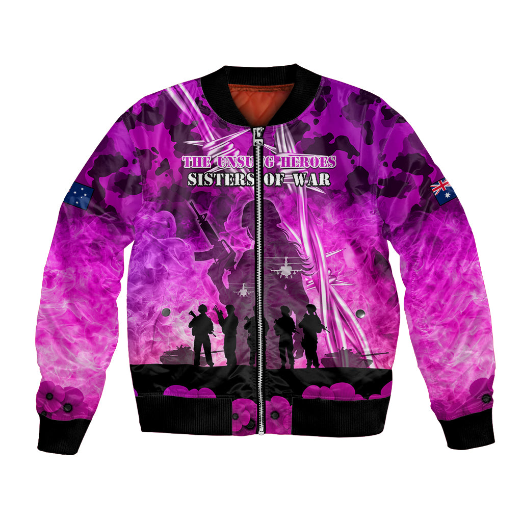 Australia ANZAC Day Bomber Jacket The Unsung Heroes Sisters of War