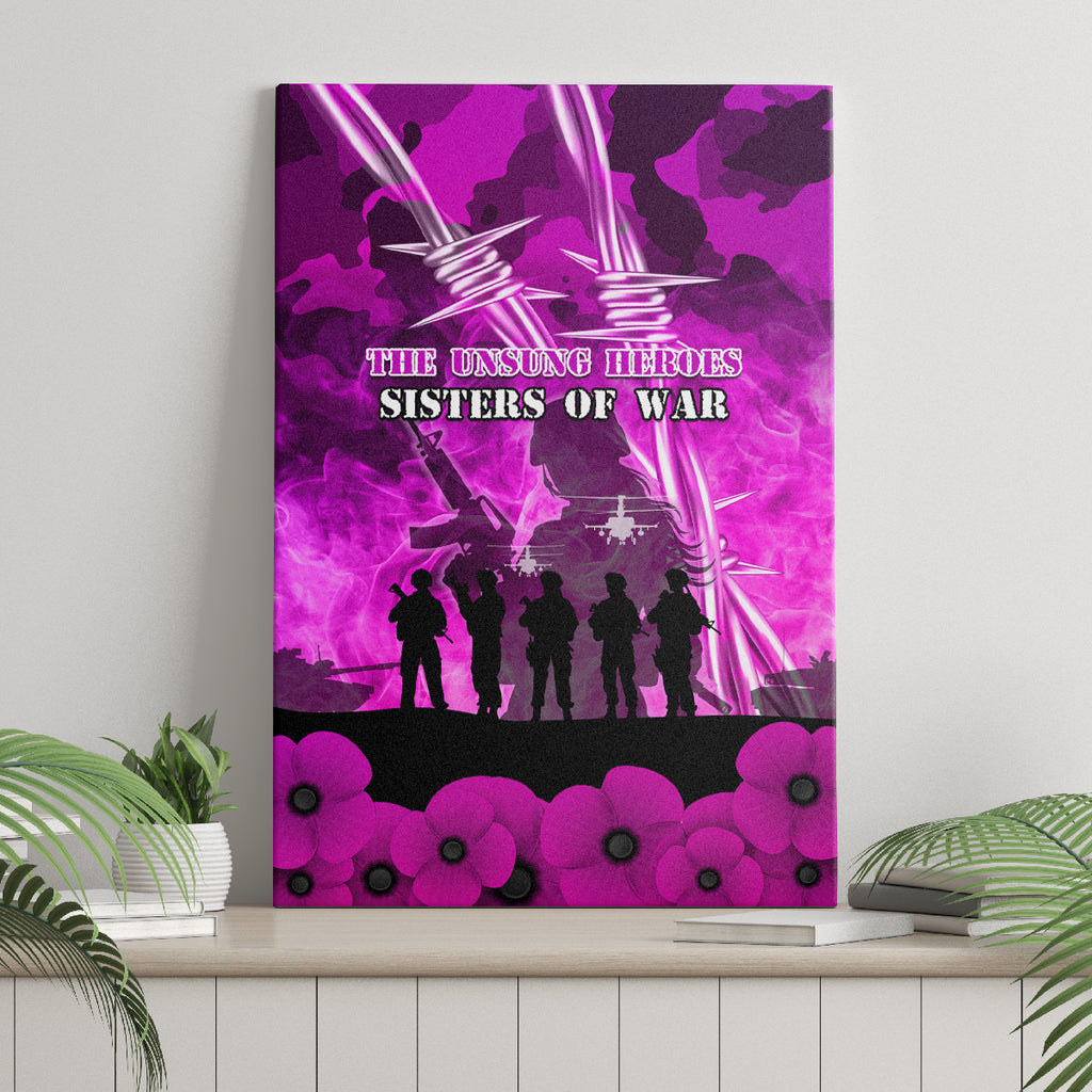Australia ANZAC Day Canvas Wall Art The Unsung Heroes Sisters of War
