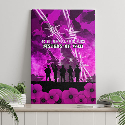 Australia ANZAC Day Canvas Wall Art The Unsung Heroes Sisters of War
